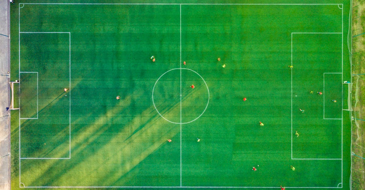 How did electromechanical pinball keeped score during multiball - Aerial View of Soccer Field