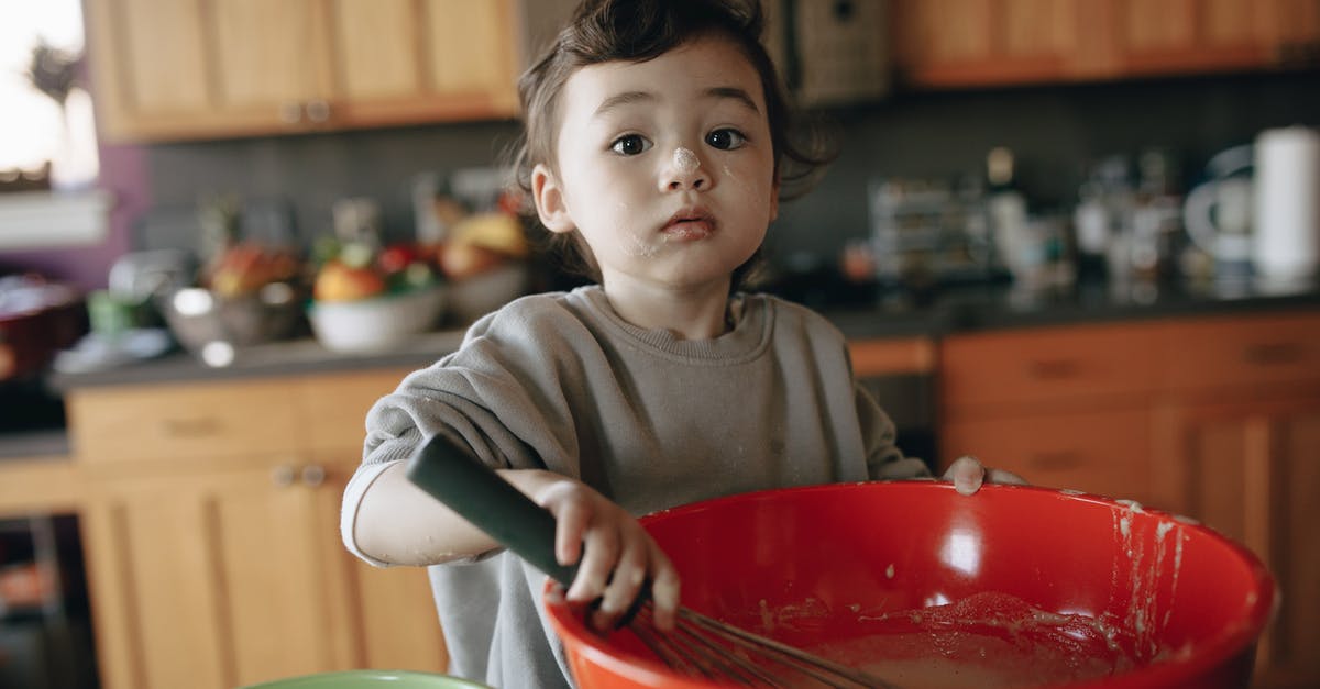 How do I counter a baby dragon? - A Little Kid Baking In Kitchen