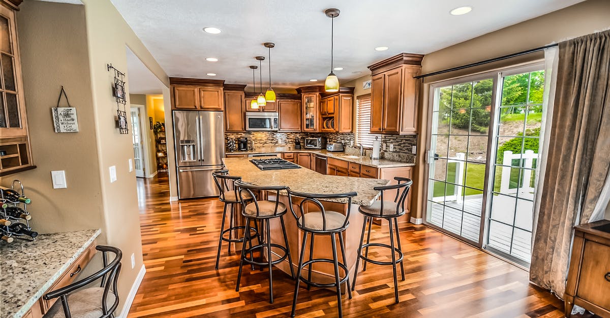 How do I counter the frozen floors? - Kitchen Island and Barstools