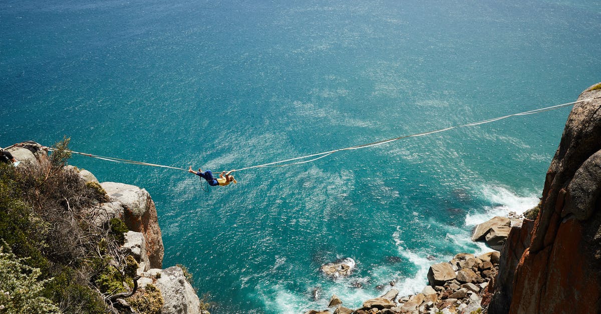 How do I move a rock? - Anonymous woman on zipline over stony coast