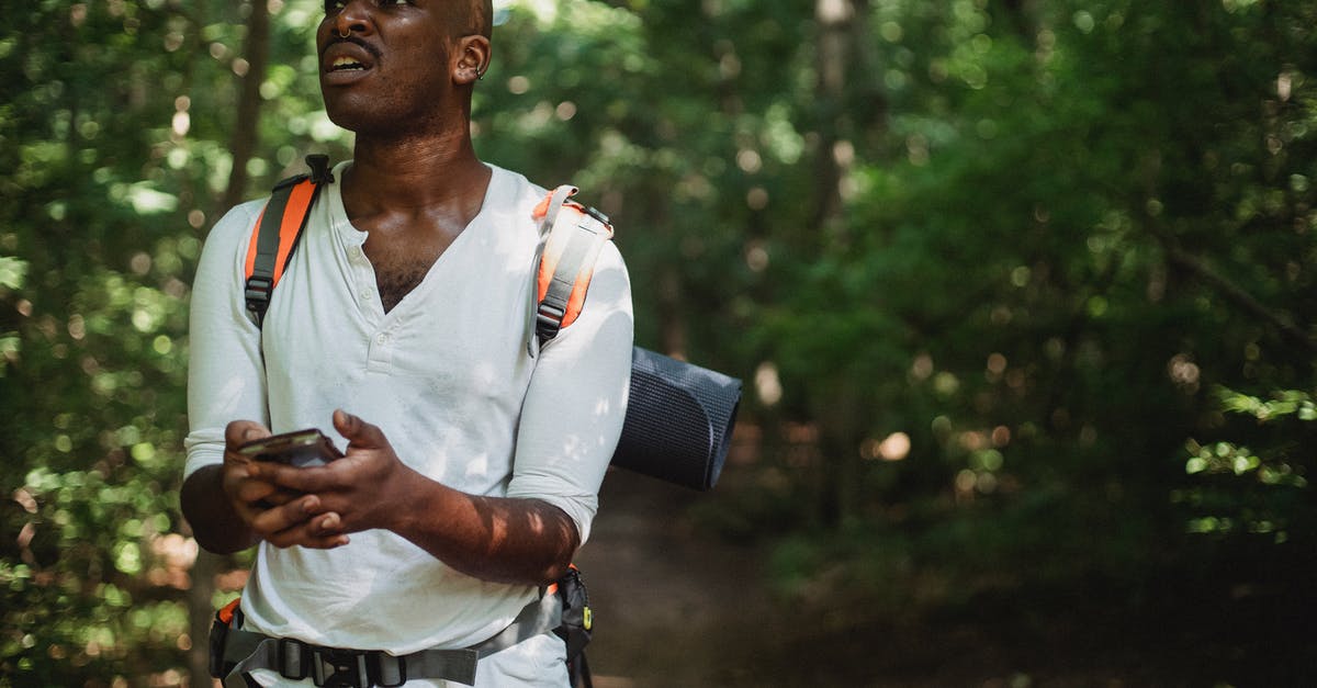 How do I navigate the lost woods? - Black man got lost with smartphone in forest