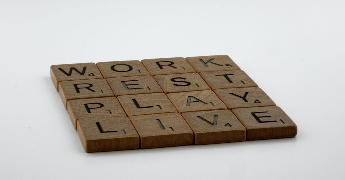 How do I play the official "Left 2 Die" scenario? - Life Balance Quote on Wooden Scrabble Tiles