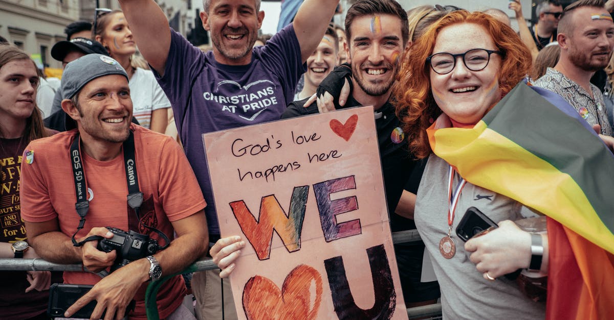 How do I use the Rainbow Sword? - People Cheering on Pride Parade