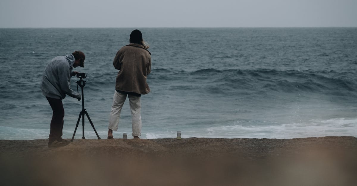 How do the Mariner and Luremaster professions work in Multiplayer? - Unrecognizable men photographers in casual clothes standing on beach and taking photo on professional photo camera of stormy sea in daylight