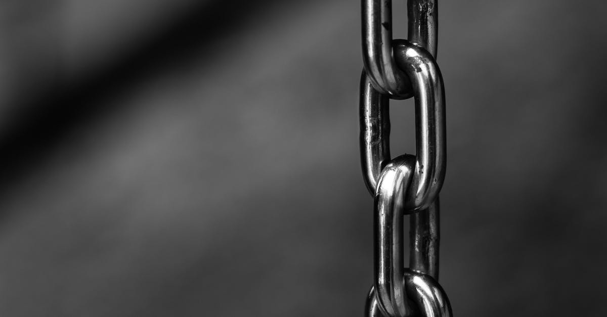 How do you lock an enemy? - Grayscale Photography of Chain