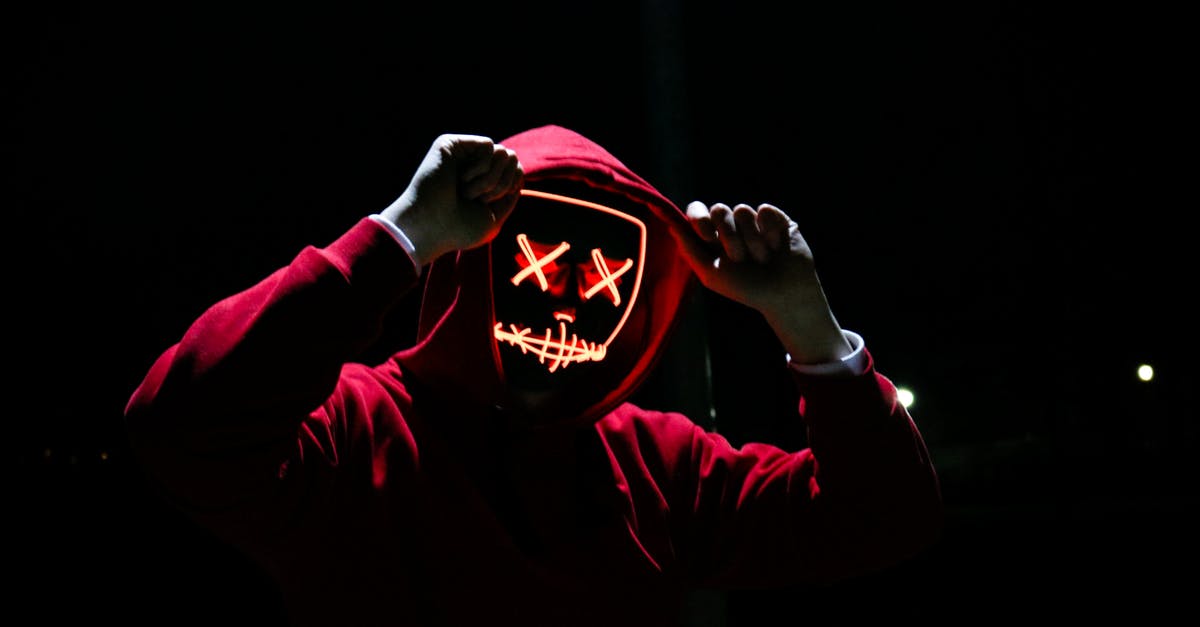 How do you obtain the Halloween 2017 masks? - Person Wearing Red Hoodie