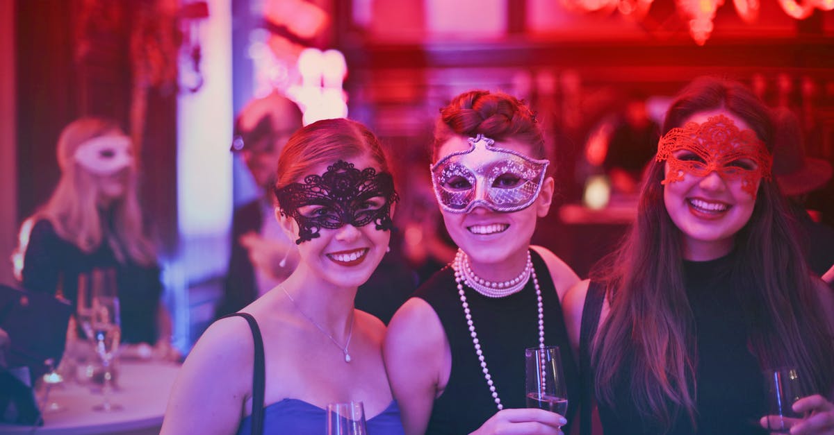 How do you obtain the Halloween 2017 masks? - Photo of Women Wearing Masks