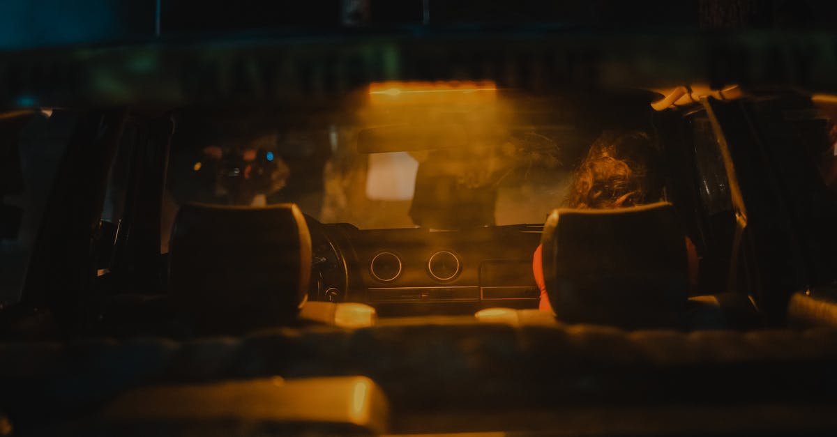 How do you reach this obscure Chrono Trigger scene? - Through glass of rear window of auto with shining light illuminating under dashboard at night