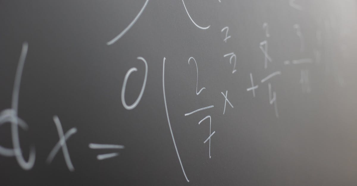 How does Google's Bunny Hopping Doodle Calculate Solution Length? - Blackboard with handwritten mathematical example for solve on lesson during studies in classroom of university