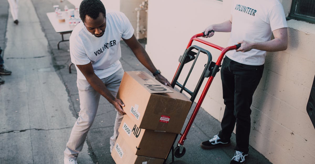 How does the donation cooldown work? - Two Men Carrying Boxes