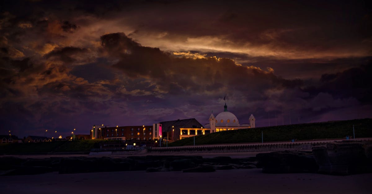 How is leisure/tourism calculated for nearby buildings? - Illuminated Building During Night Time