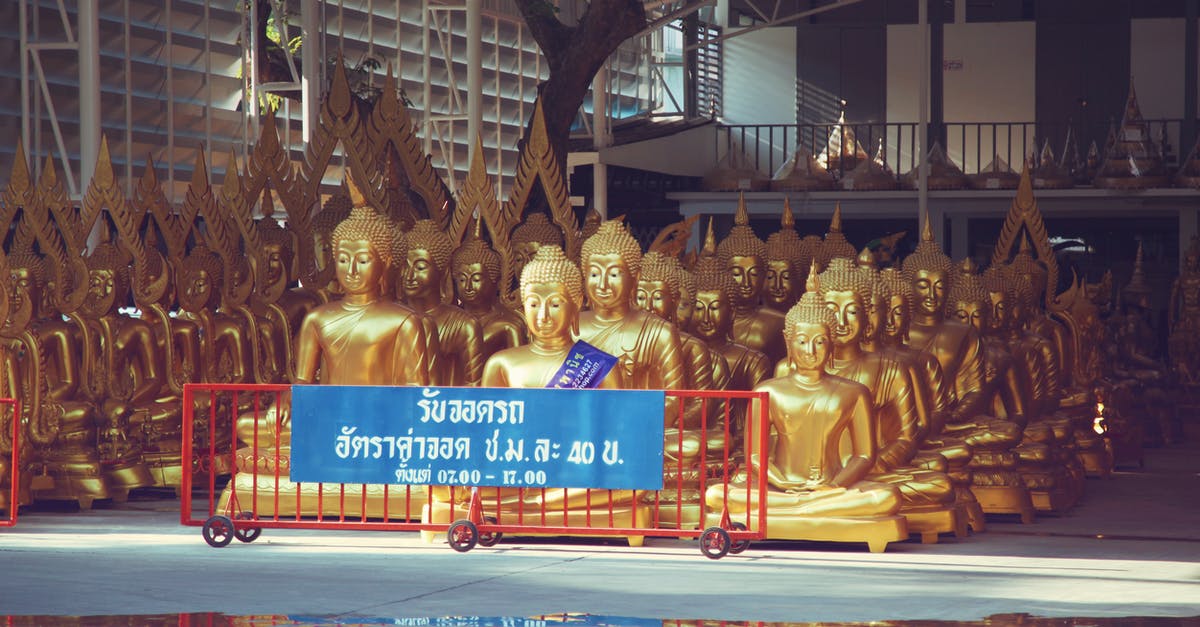 How many statues are there? - Many golden Buddha statues kept in spacious storehouse