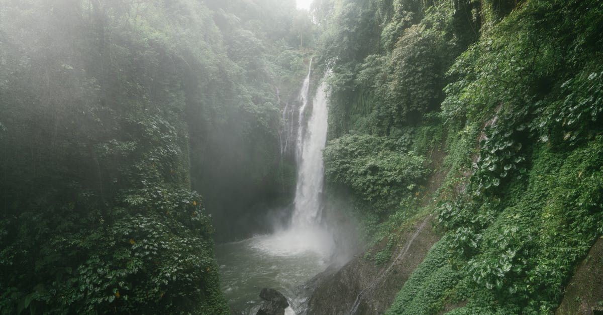 How many unique Pokemon in SWSH + DLC + Zarude? - Wonderful Aling Aling Waterfall among lush greenery of Sambangan mountainous area on Bali Island