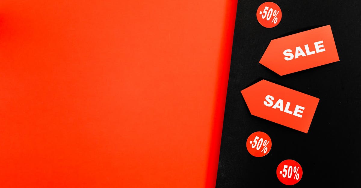 How to add a tag for a villager trade - A Red Sale Tags on Red and Black Background How to add a tag for a villager trade - A Red Sale Tags on Red and Black Background