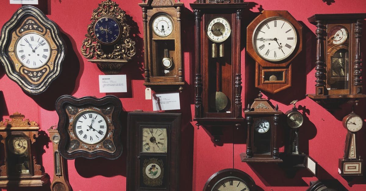 How to assign many blockers at the same time? - Collection of retro wall clocks in antique store