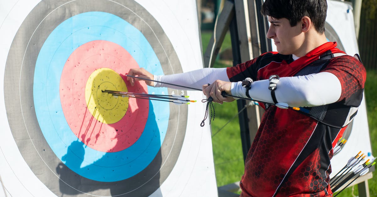 How to change my target in PC? - Man Pulling Arrows from Archery Target Board