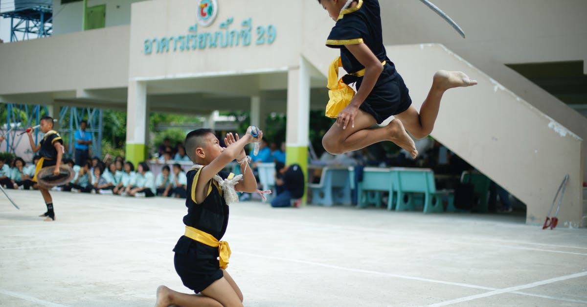 How to jump backward in final fight? - Photo of Boys Fighting With Swords