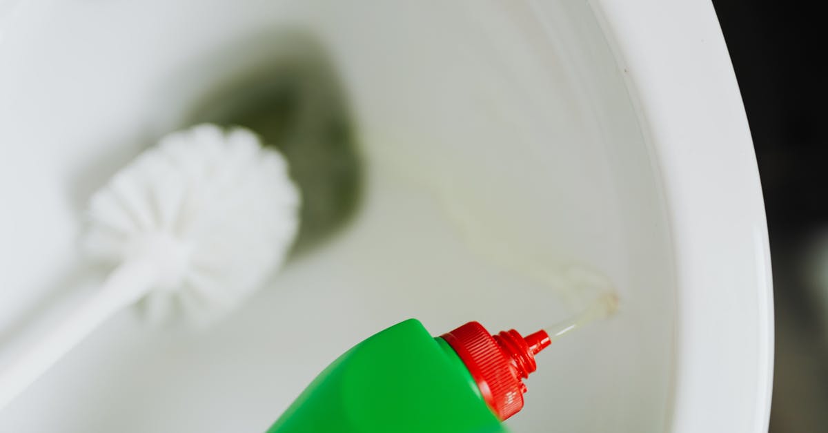 How to remove a speed boost from someone? - Liquid toilet cleaner pouring in toilet bowl