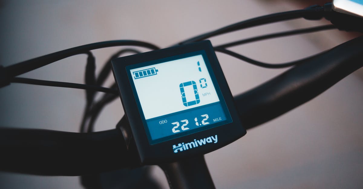 HTC Vive display is blurry - Himiway E-Bike Speedometer on Handlebar