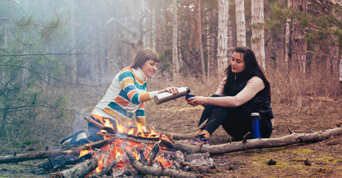 I can't log onto my friends server - Two Women Sitting in Front of Burning Firewood