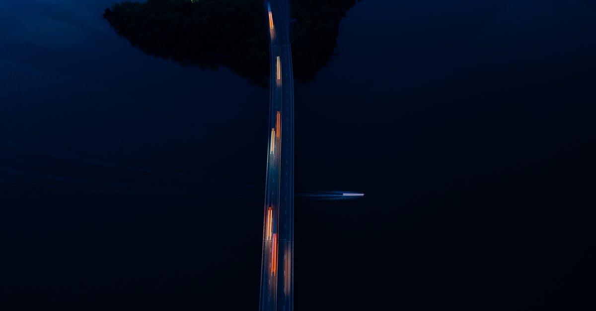 Is 0% traffic flow possible in cities skylines? - Bridge over dark river at night