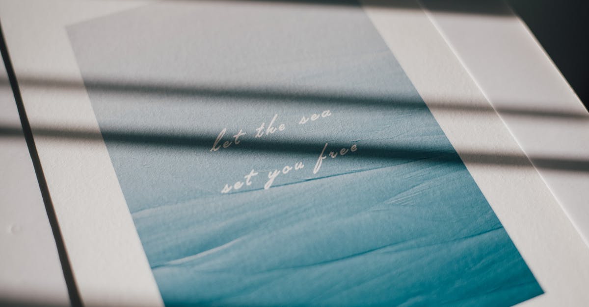 Is it at all possible to get the Excalibur Prime frame if you did not participate in the Kickstarter? - From above of picture of blue sea with inscription Let The Sea Set You Free placed on light table in sunny day