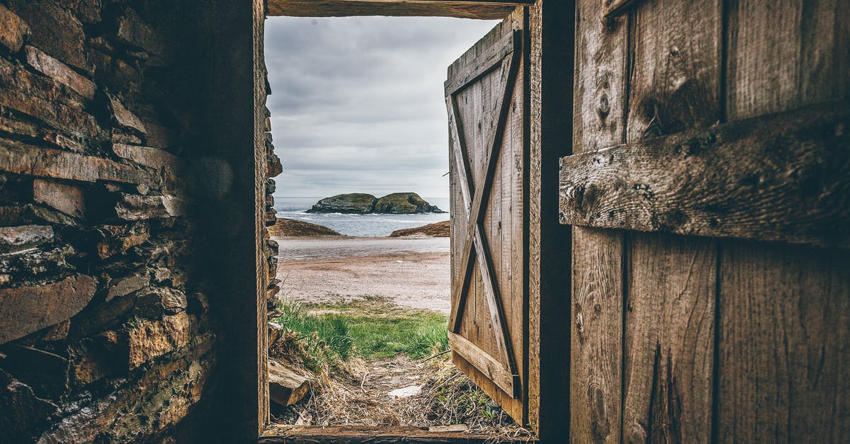 Is it possible to have minimap zoomed out by default? - Brown Wooden Opened Door Shed