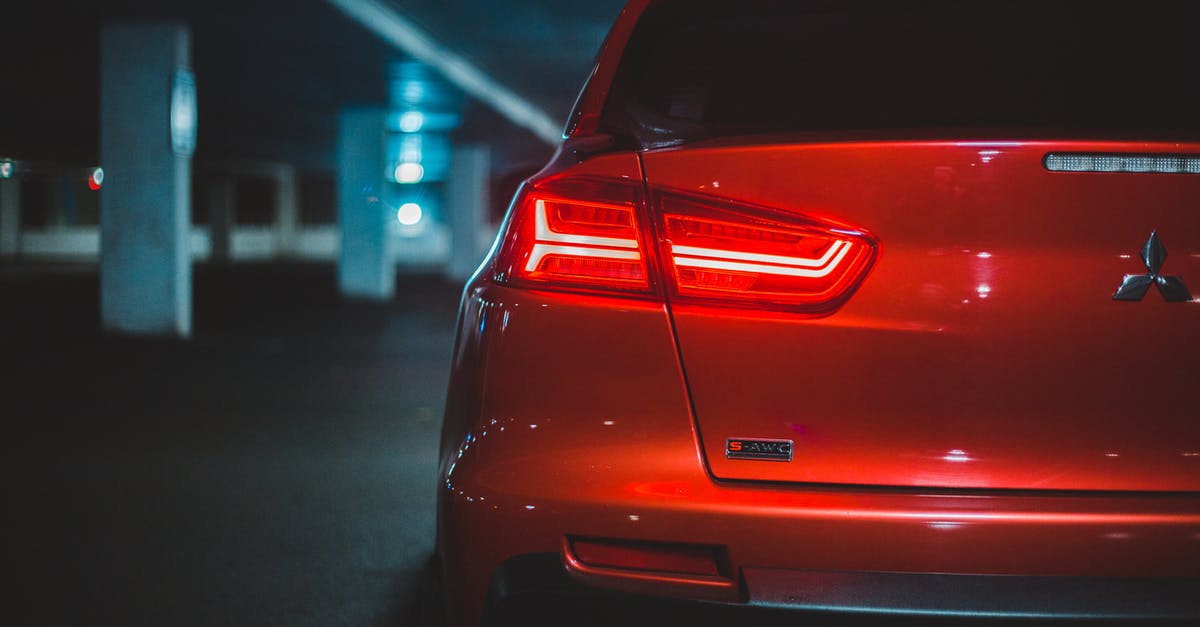 Is it possible to place an outgoing underground belt first? - Car parked on underground parking lot