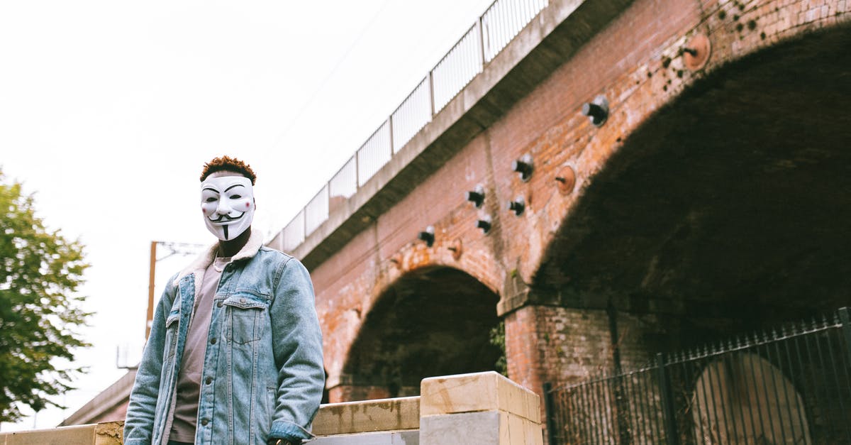 Is it possible to reset your character and town name? - Faceless black man in mask of anonymous on street