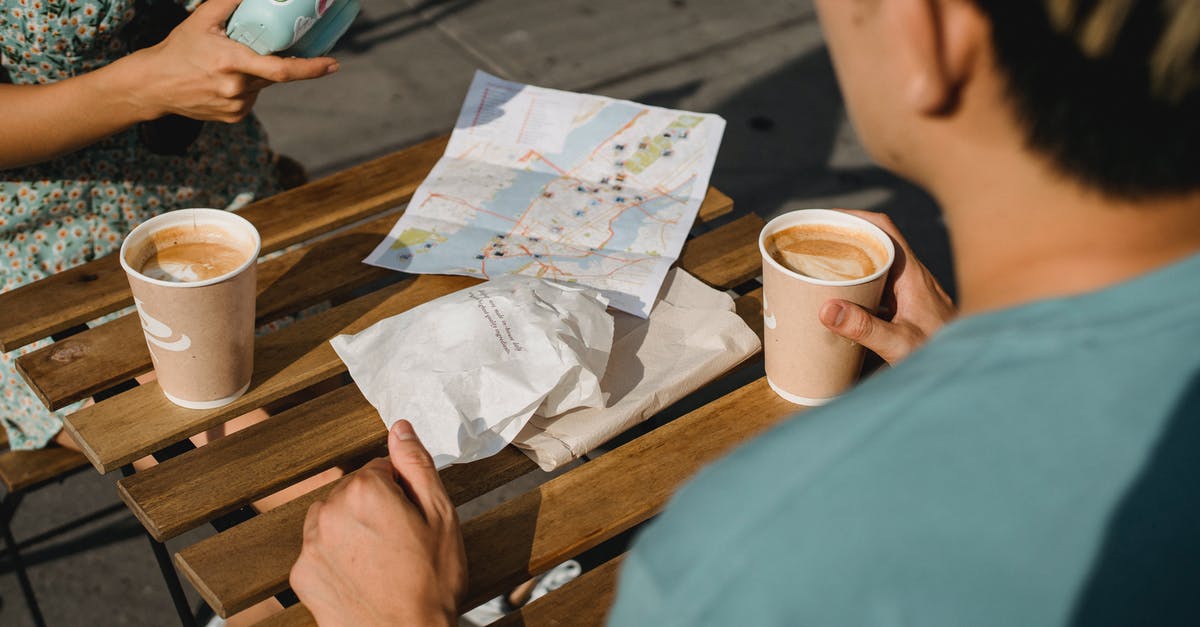 Is map refreshing instantly after destroying an altar? - Young couple drinking coffee while using instant photo camera