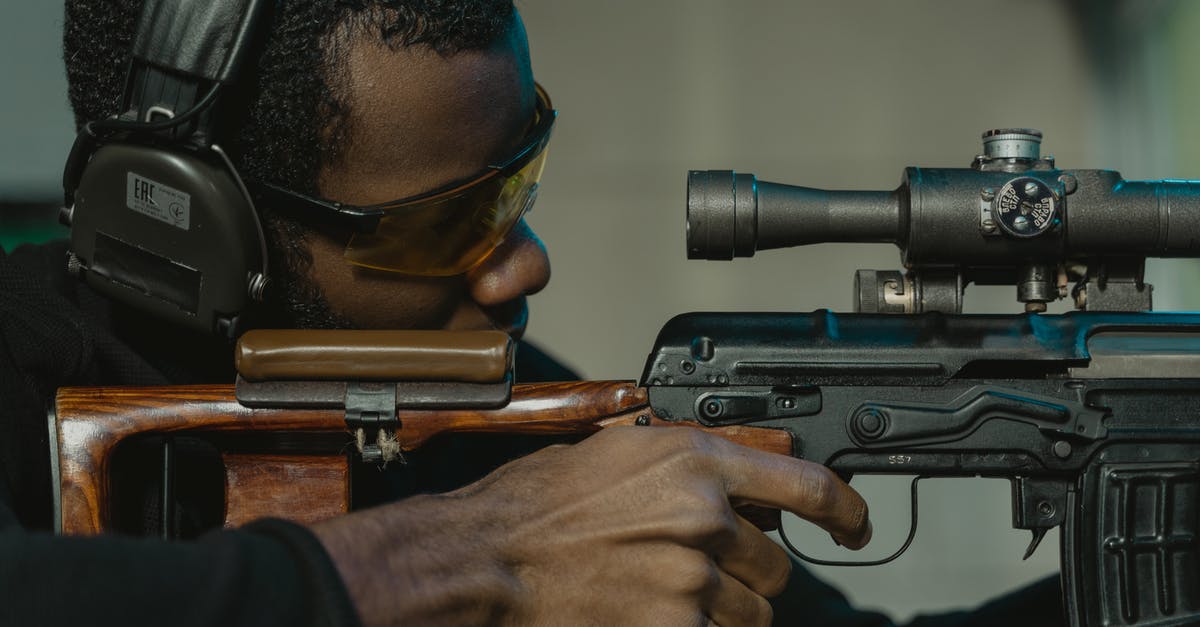 Is there a better way to aim and shoot? - A Focused Man Aiming for the Target