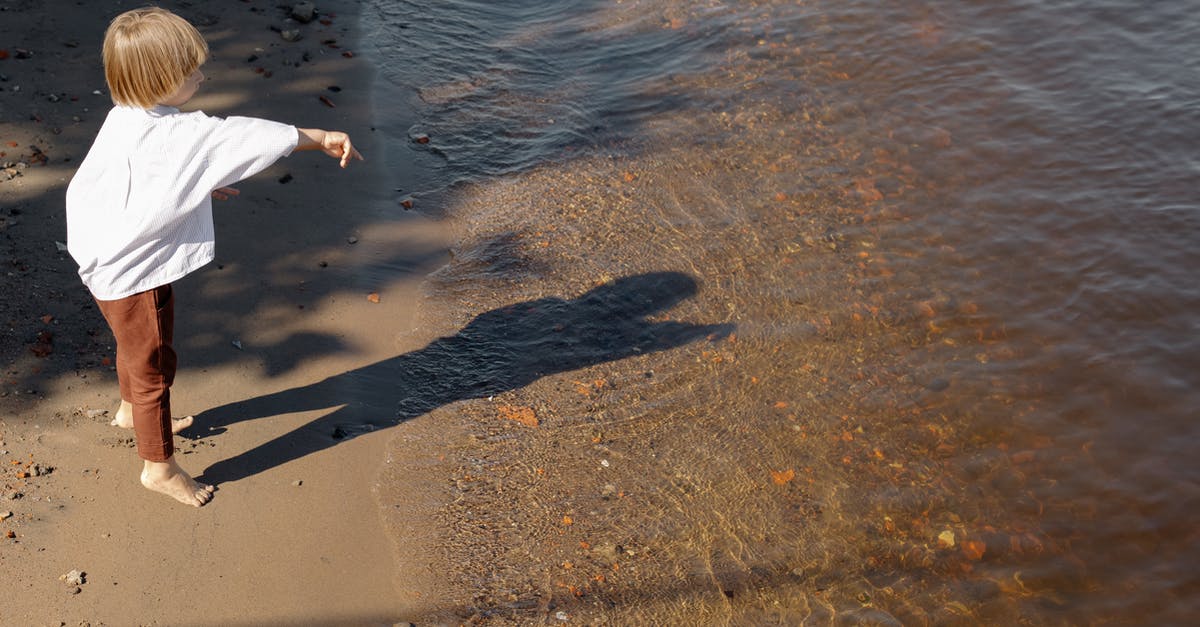 Is there a point to throwing rocks? - A Boy Throwing Stone into the Sea