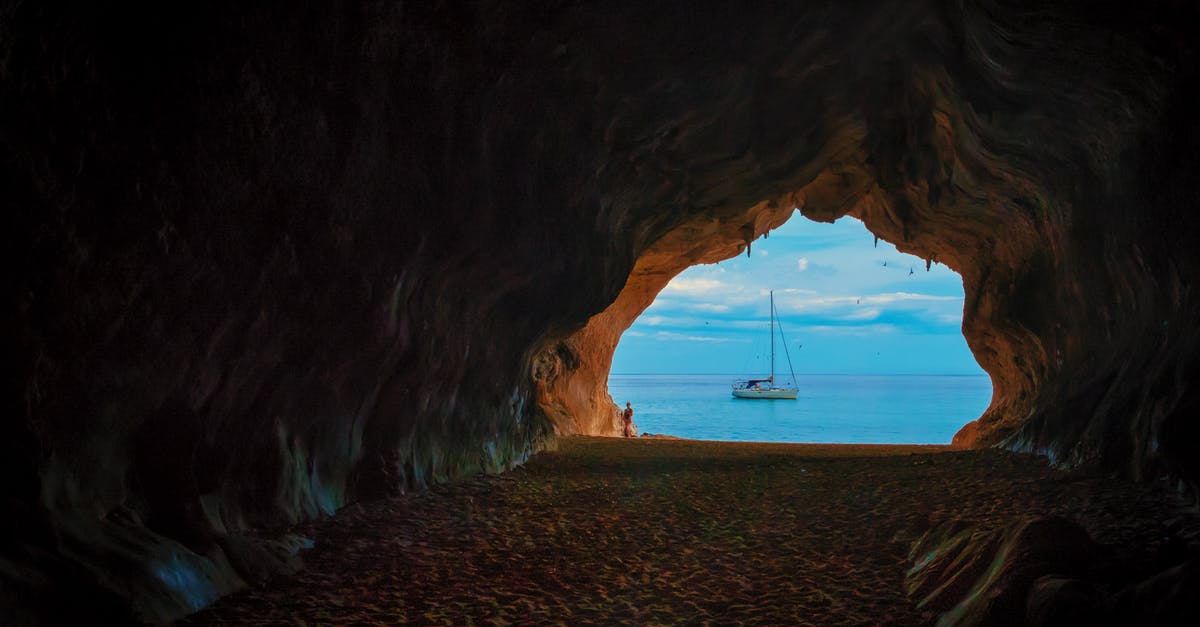 Is there actually a cave entrance on every screen? - Cave Near Body of Water With Boat