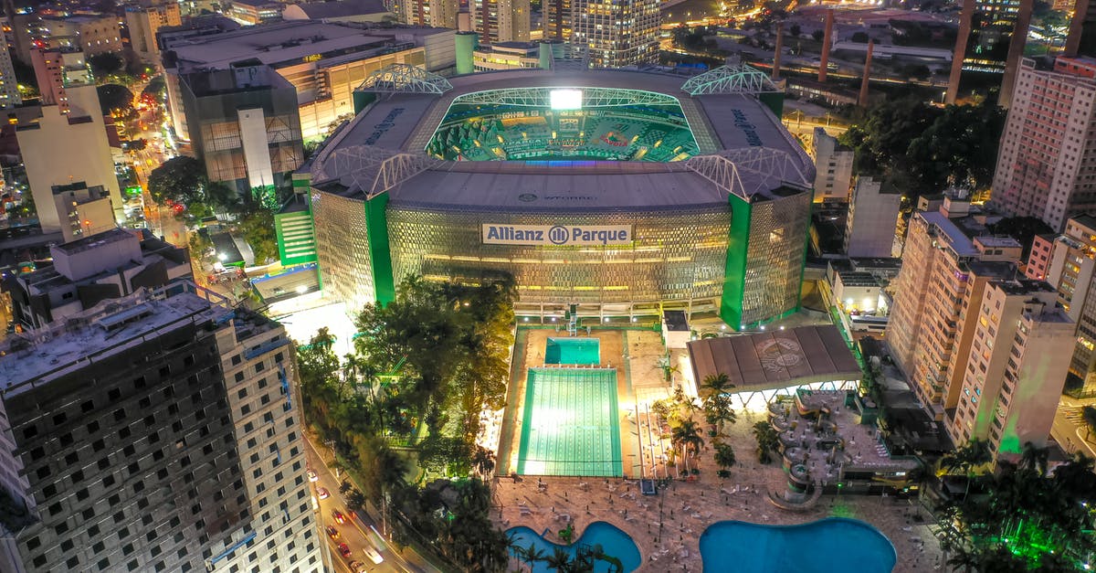 Is this a suitable arena for The Destroyer? - Aerial View of Green Trees and Building