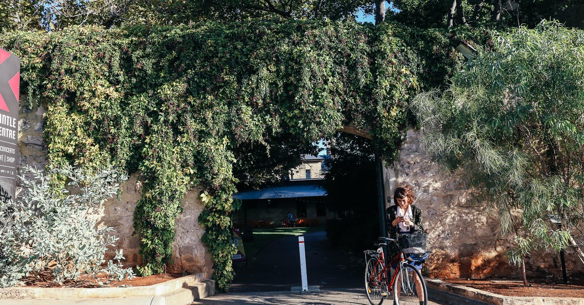 Keeping towns alive - Woman with a Bicycle on a Street