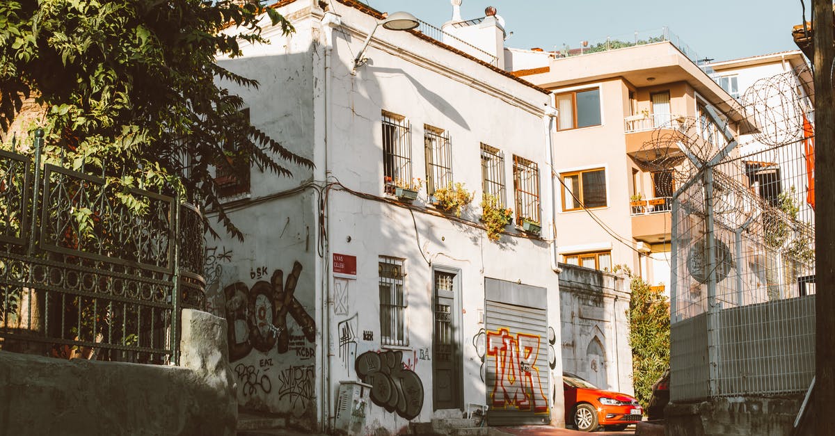 Keeping towns alive - Graffiti on a Building in a Town 