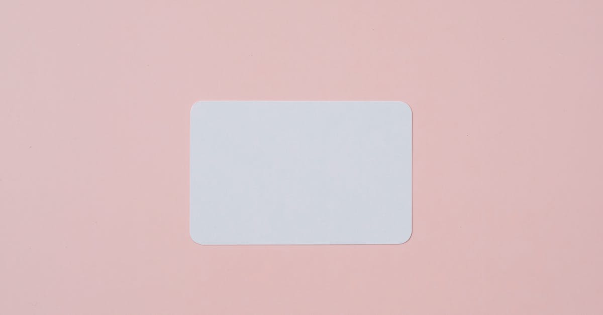 Mobs with more than 1 data tag - White visiting card with empty space for data placed on light pink background Mobs with more than 1 data tag - White visiting card with empty space for data placed on light pink background