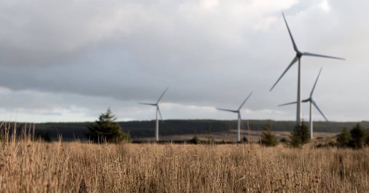 Most Efficient Iron Golem Farm - Windmill farm poles amidst countryside fields