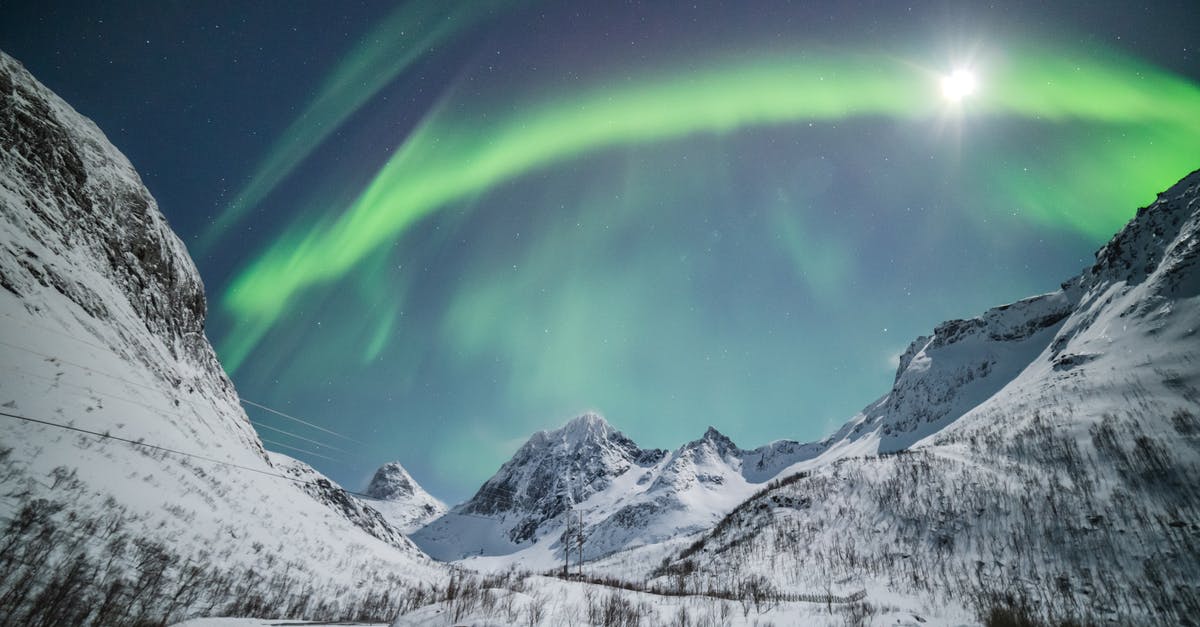 Not all Intel is visible - Aurora Borealis and Sun Visible in Sky of Northern Norway