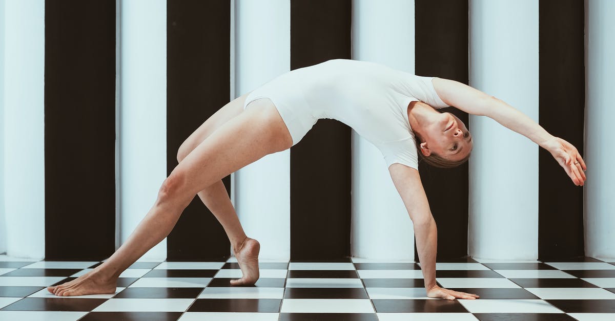 Phenomena in Pokemon Black and White - Woman in White Costume in Bridge Gymnastic Position