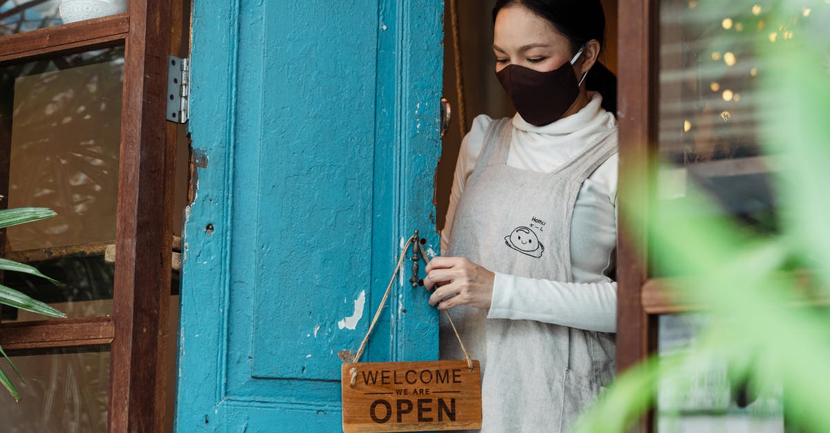 Placing a sign, given from a generator, not working - Photo of Woman Putting Wooden Welcome Sign on Doorknob