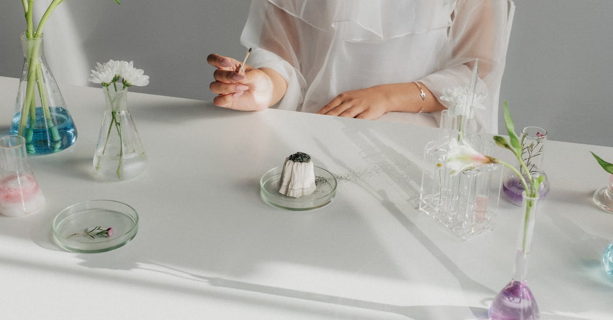 Possible missing war table ops after completion? - Unrecognizable Woman Sitting at Table after Chemical Experiment