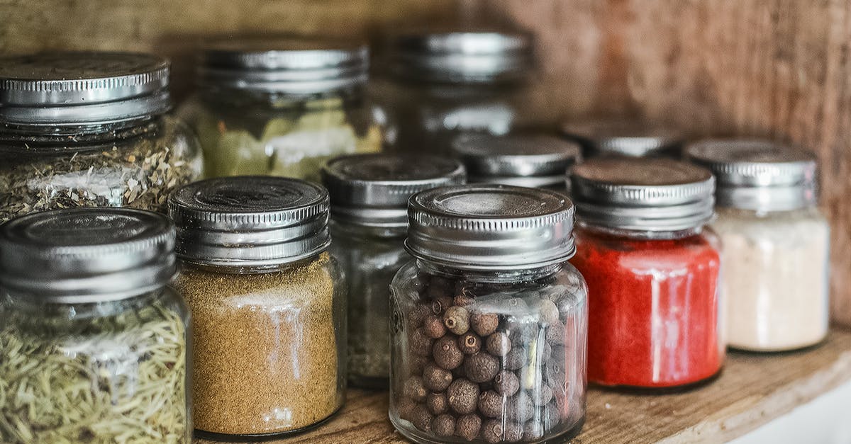 set home w./ commands - Spice Bottles on Shelf