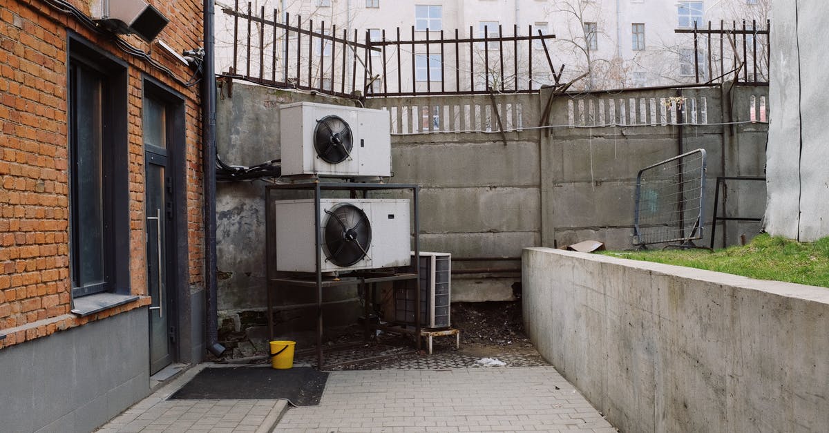 Setblock for conditional command block - Air conditioning in yard of building