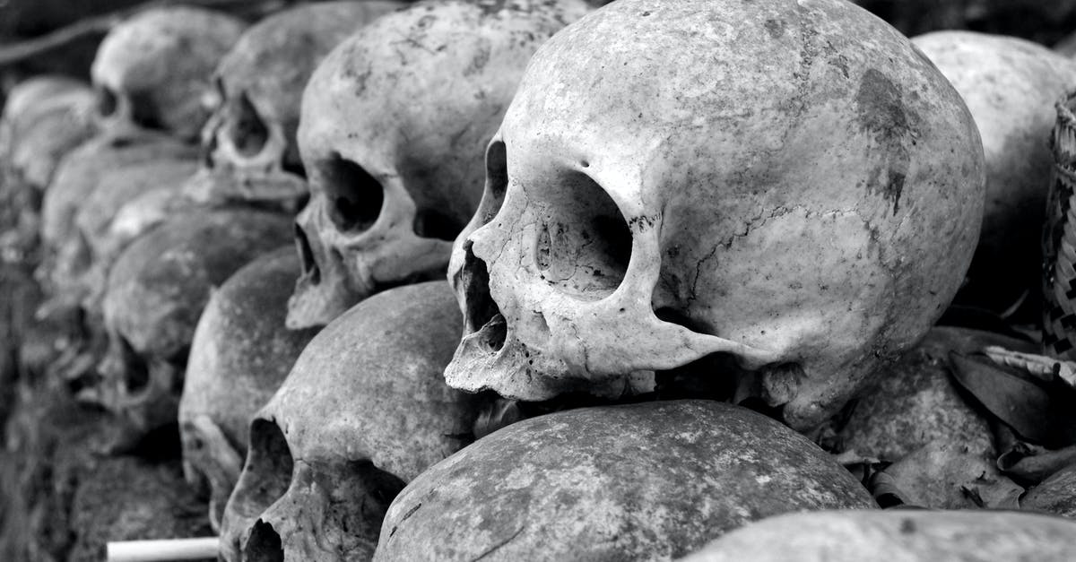 Slythe and Krystin missing in Undercellar - Grey Skulls Piled on Ground