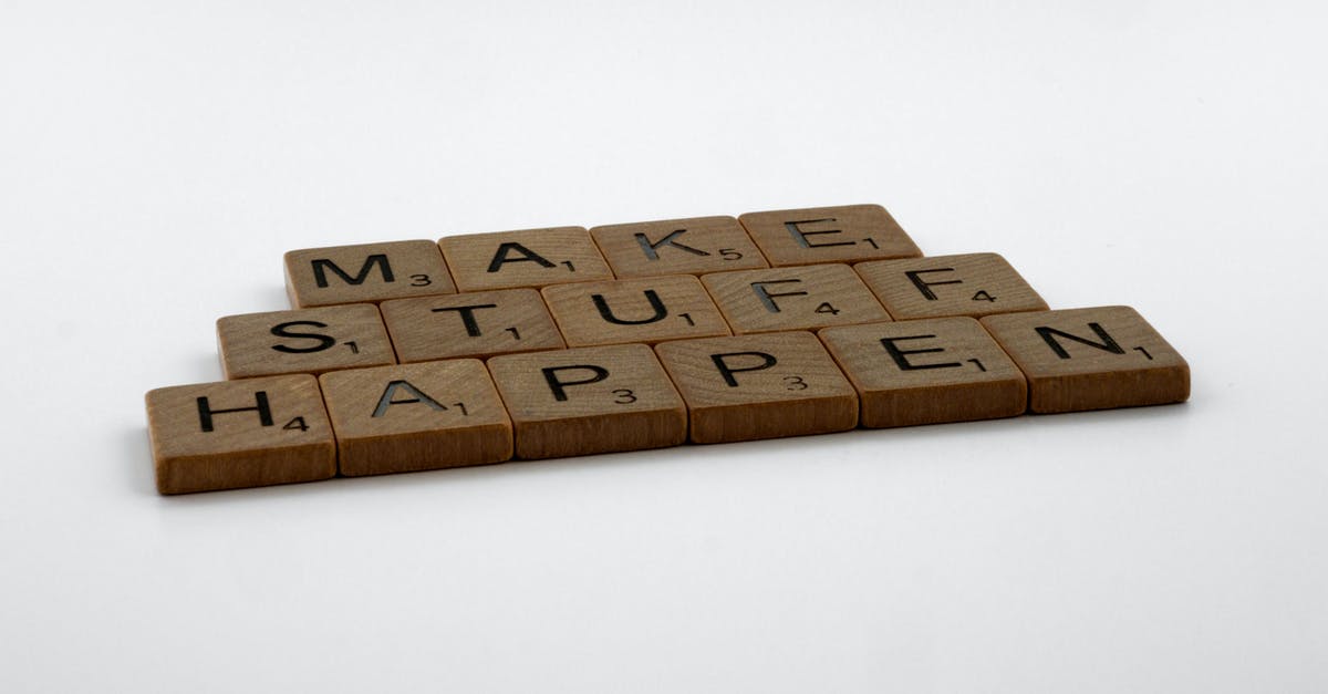 SMAC: Should I initiate flooding? - Close-Up Shot of Scrabble Tiles on White Background