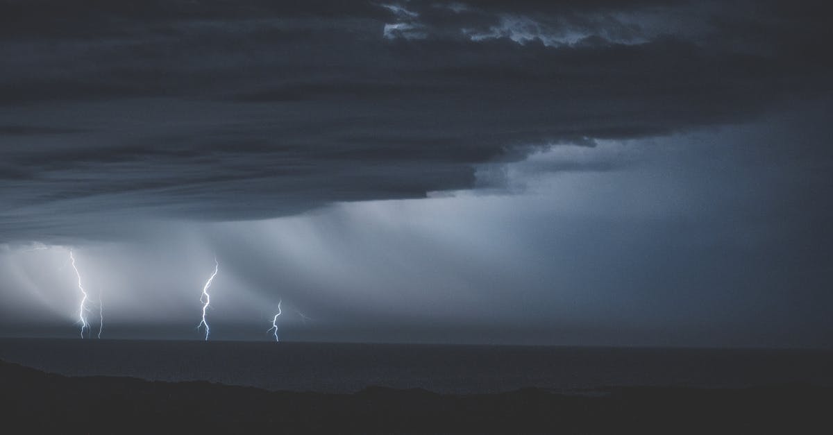 Source of powers in Mass effect series - Thunderstorm with glimmering lightnings over ocean