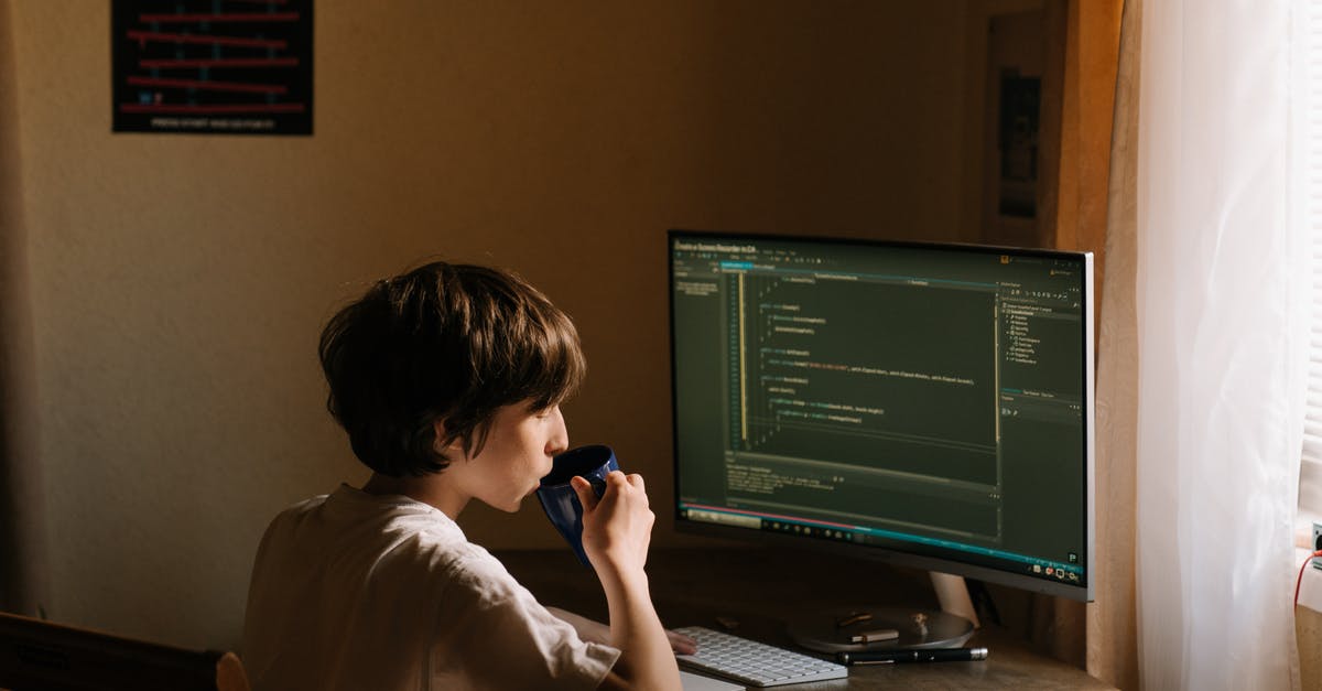 Space Engineers Terminal Hacking - Boy in White T-shirt Sitting on Chair in Front of Computer