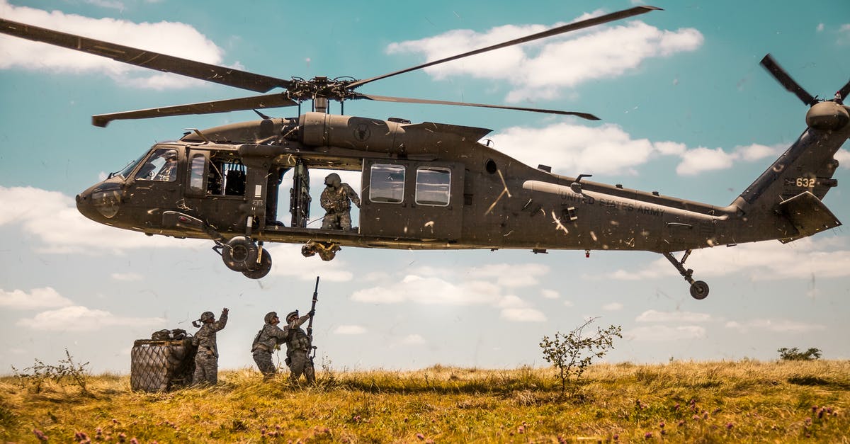 Starting a Mission [duplicate] - A Us Army Helicopter Hovering Above A Group of Soldiers