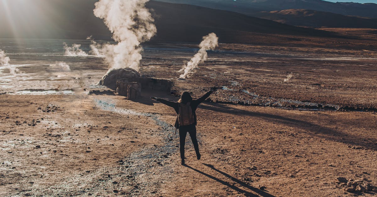 Steam only downloads after I've paused it - Woman with Backpack Exploring Geysers 